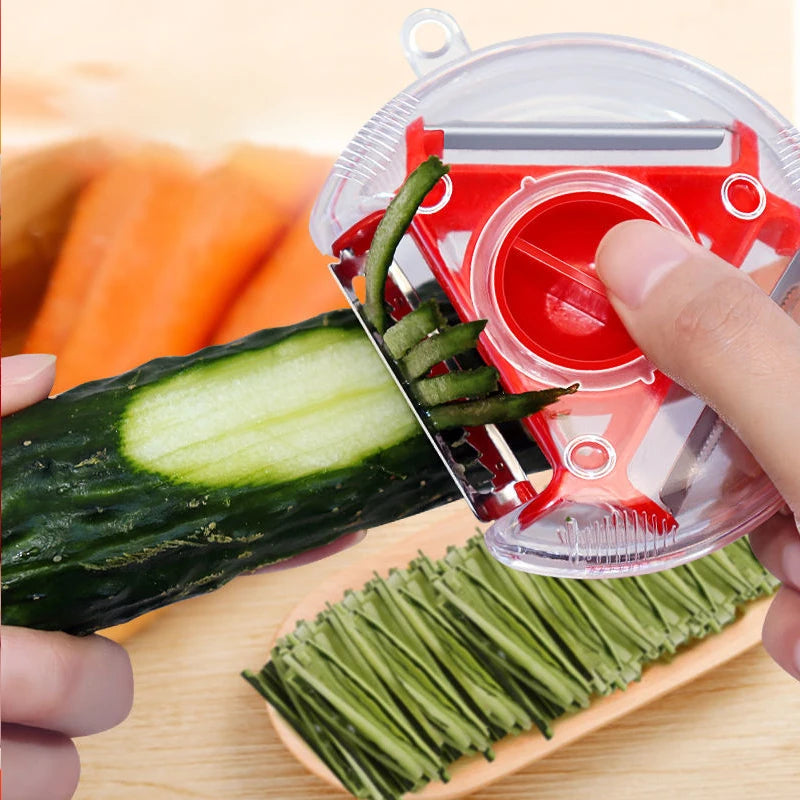 3-in-1 Magic Trio Peeler Set with Julienne and Zester Blades