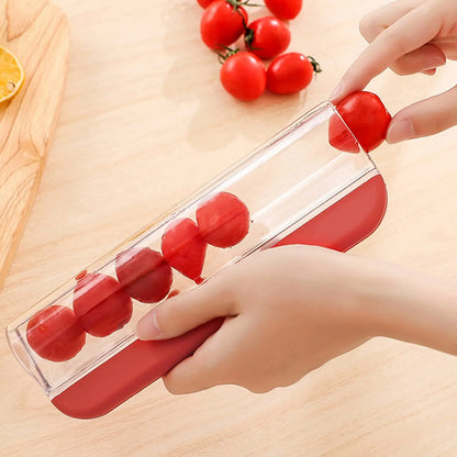 Multi-Function Tomato and Grape Cutter for Fruit and Salad Prep